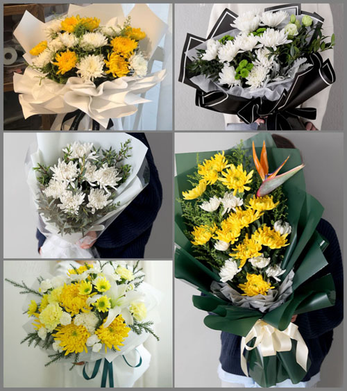 广东梅州市蕉岭县文福镇坑头村白事花束代送